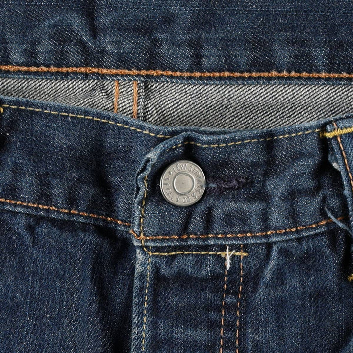 Levi's 501 Euro model straight denim pants for men, size W34 cotton blue type Vintage Second Hand