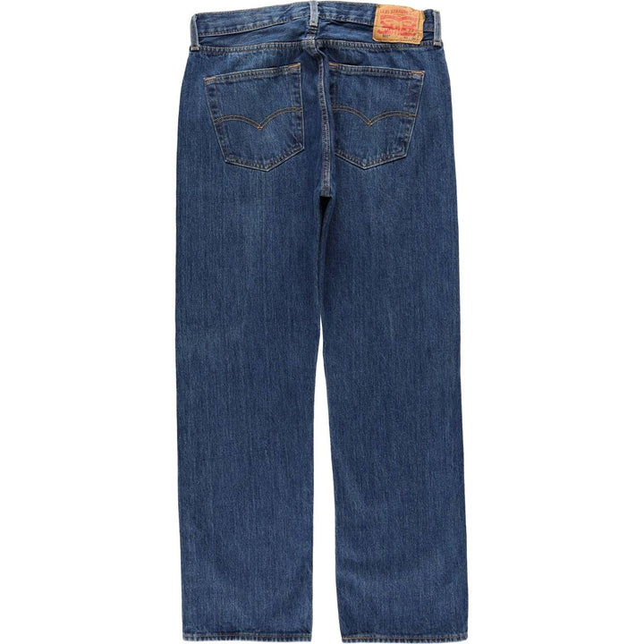 Levi's 501 straight denim pants for men, size W34 cotton blue type Vintage Second Hand