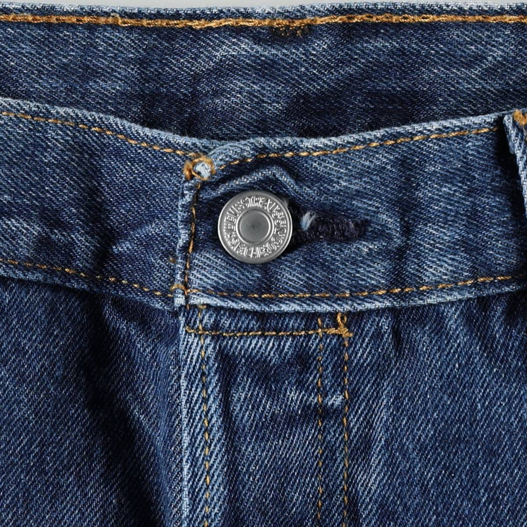 Levi's 501 straight denim pants for men, size W34 cotton blue type Vintage Second Hand