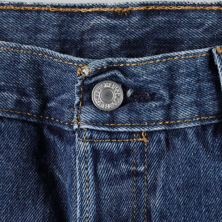 Levi's 501 straight denim pants for men, size W34 cotton blue type Vintage Second Hand