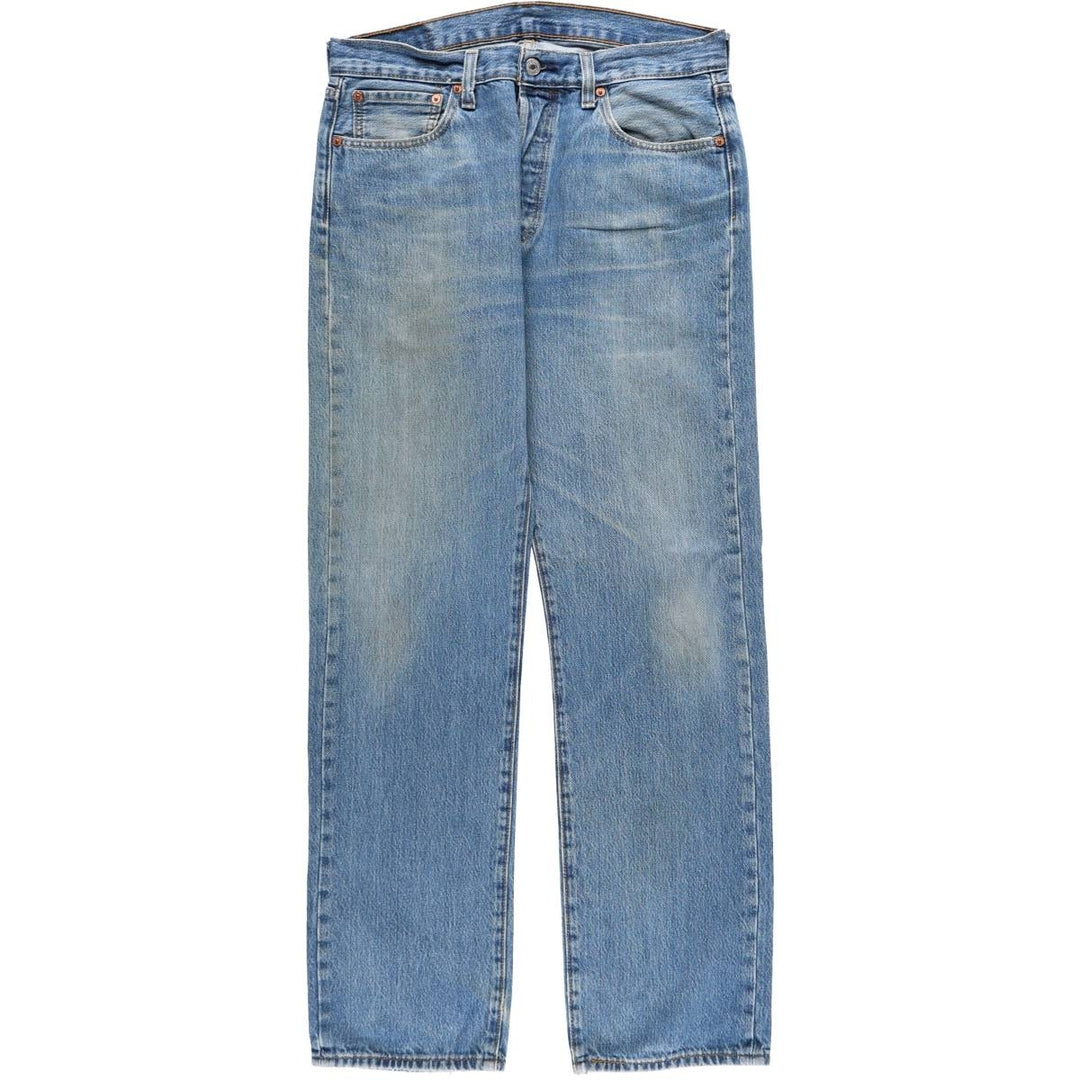Levi's 501 straight denim pants for men, size W34 unclear blue type Vintage Second Hand