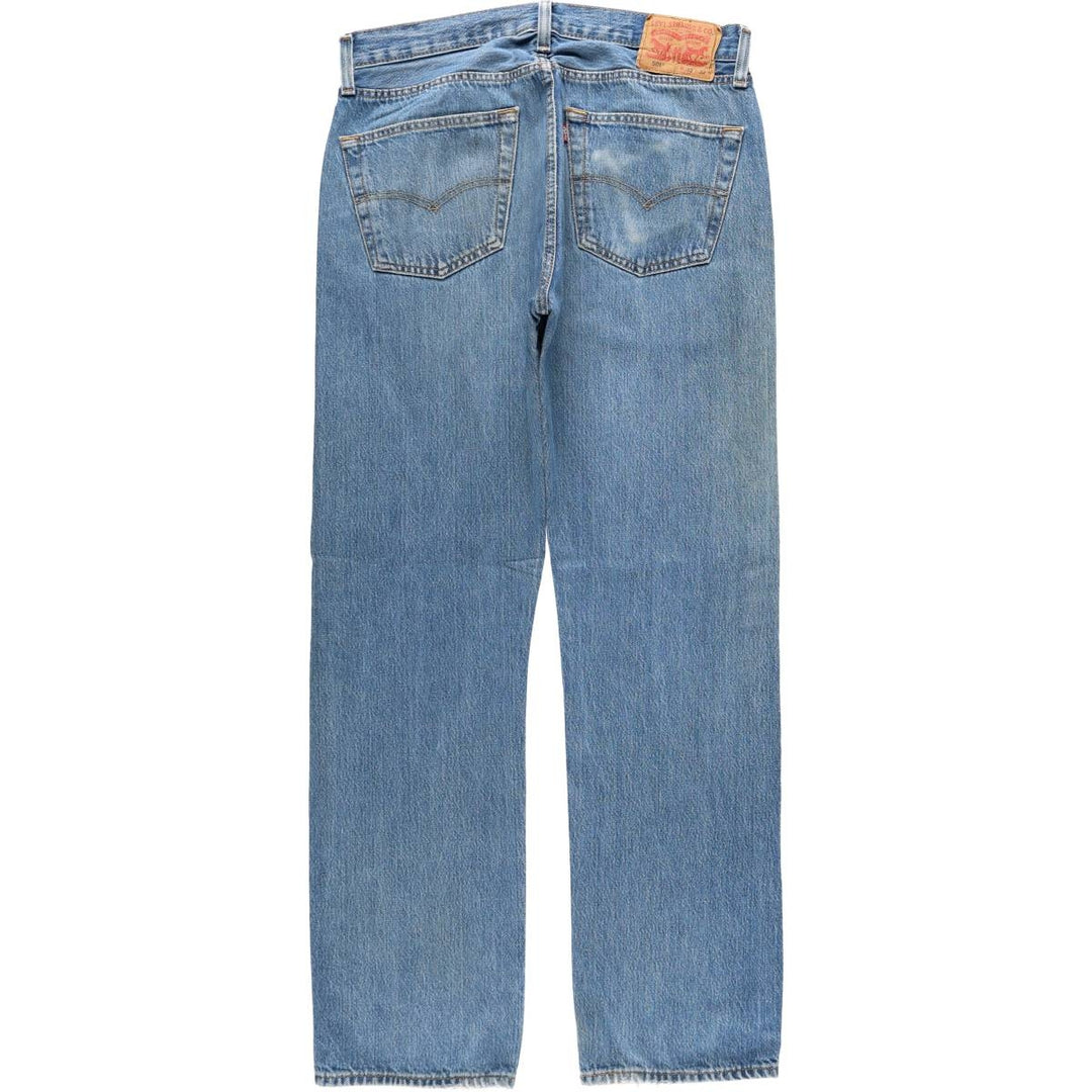 Levi's 501 straight denim pants for men, size W34 unclear blue type Vintage Second Hand