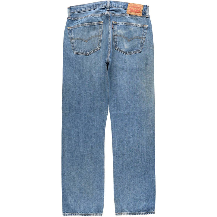 Levi's 501 straight denim pants for men, size W34 unclear blue type Vintage Second Hand