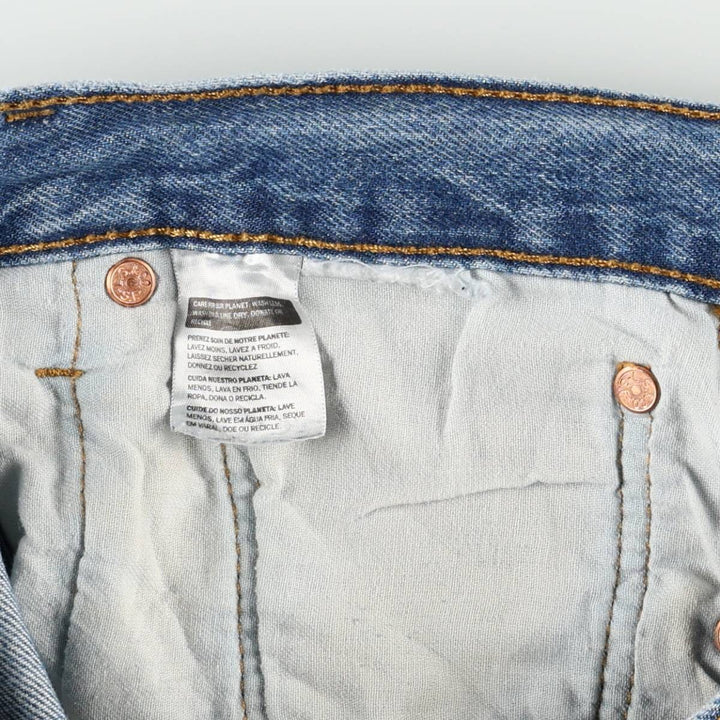 Levi's 501 straight denim pants for men, size W34 unclear blue type Vintage Second Hand