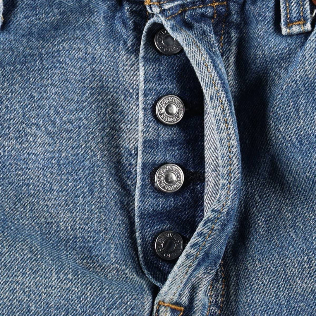 Levi's 501 straight denim pants for men, size W34 unclear blue type Vintage Second Hand