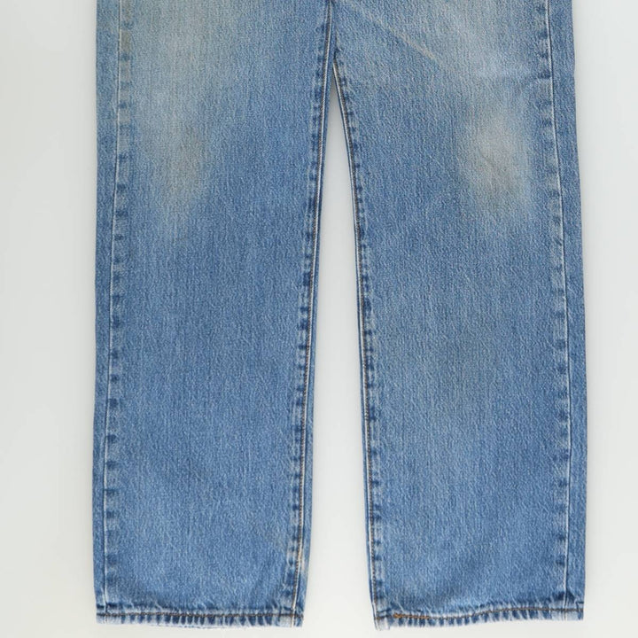 Levi's 501 straight denim pants for men, size W34 unclear blue type Vintage Second Hand