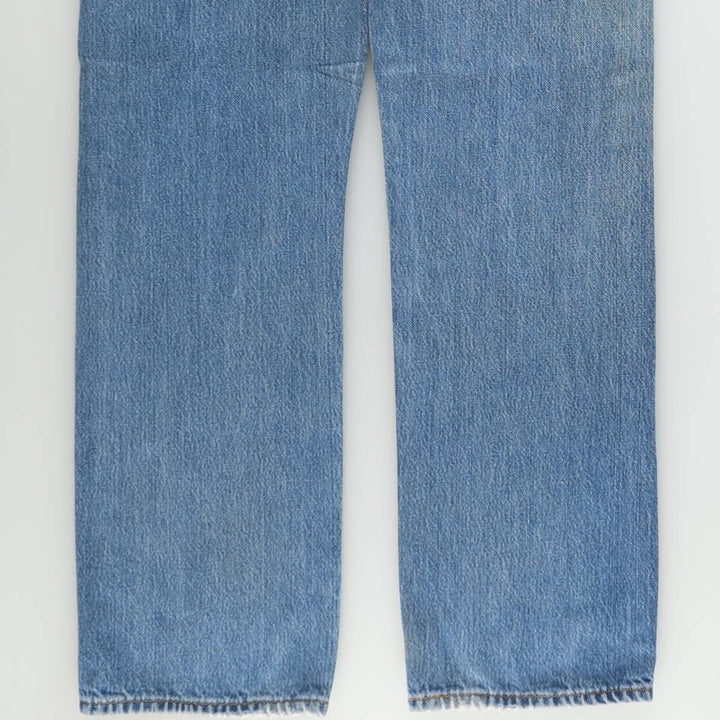 Levi's 501 straight denim pants for men, size W34 unclear blue type Vintage Second Hand