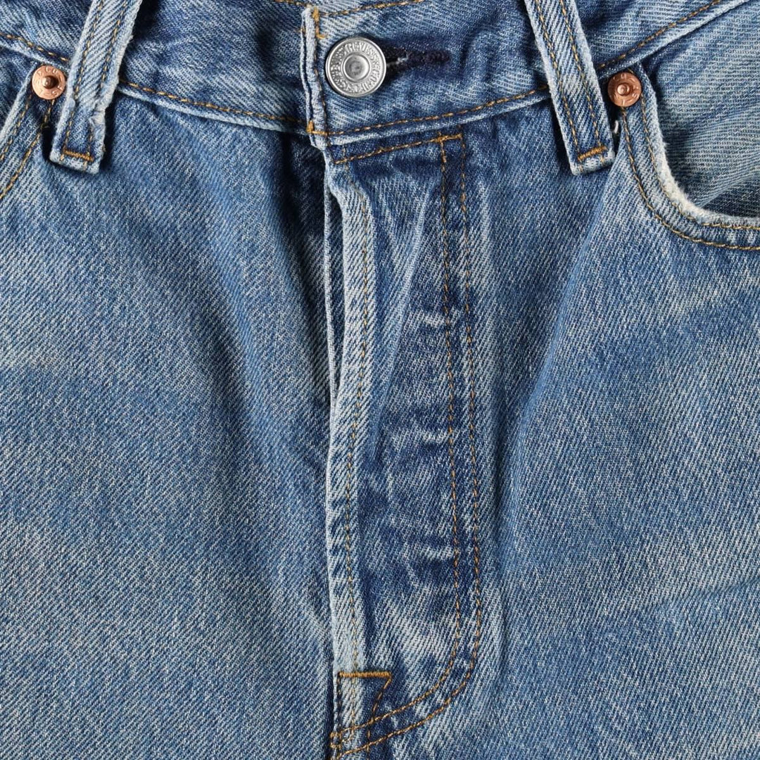 Levi's 501 straight denim pants for men, size W34 unclear blue type Vintage Second Hand
