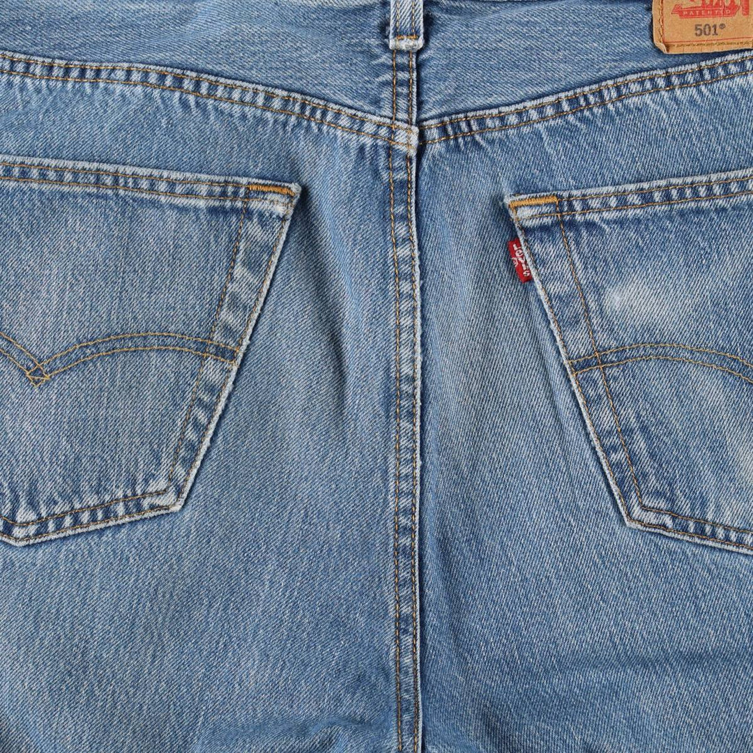 Levi's 501 straight denim pants for men, size W34 unclear blue type Vintage Second Hand