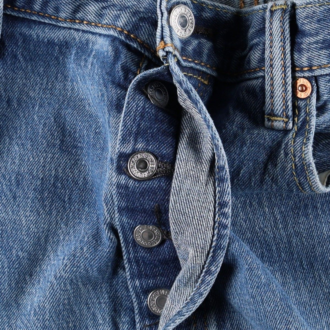 Levi's 501 straight denim pants for men, size W35 unclear blue type Vintage Second Hand