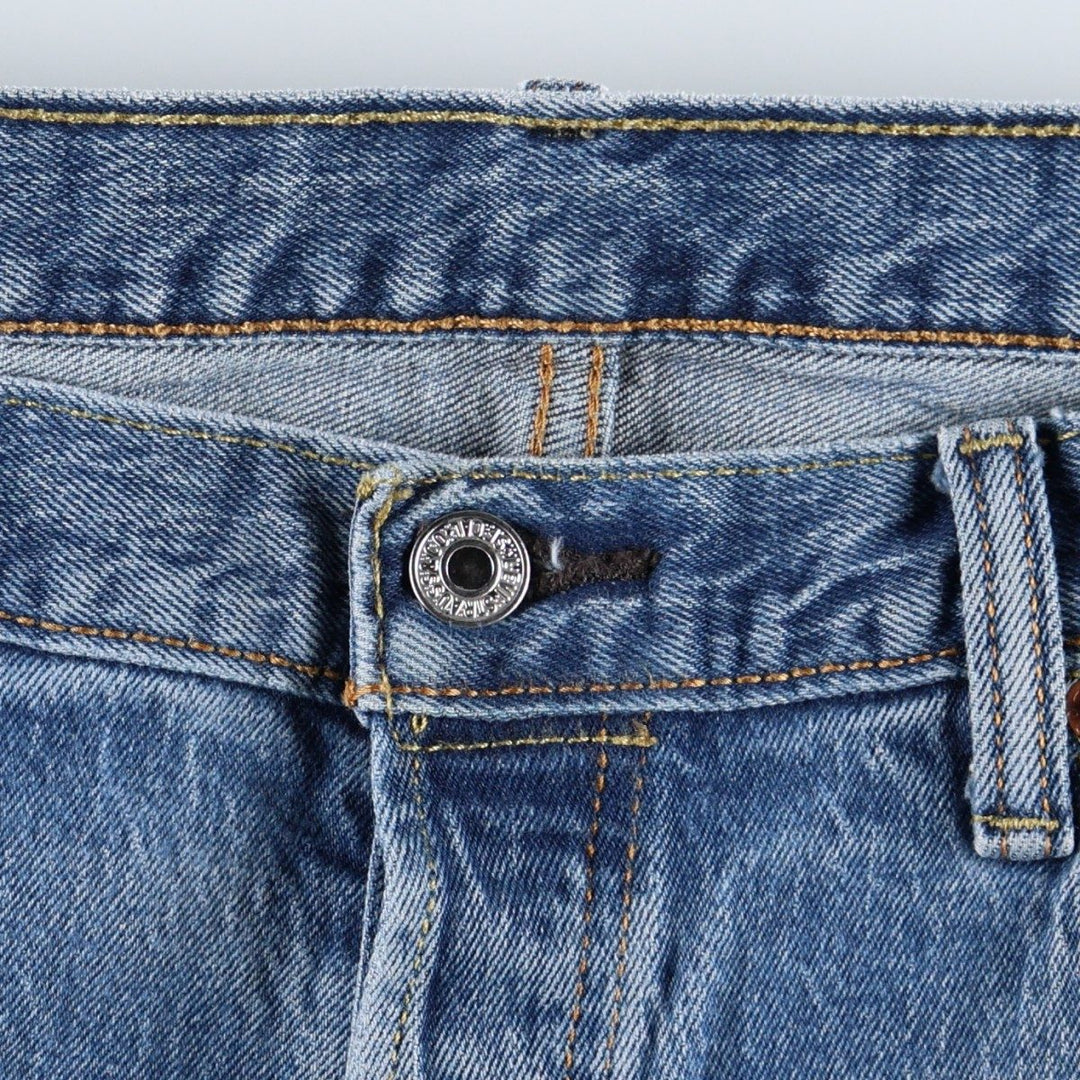 Levi's 501 straight denim pants for men, size W35 unclear blue type Vintage Second Hand