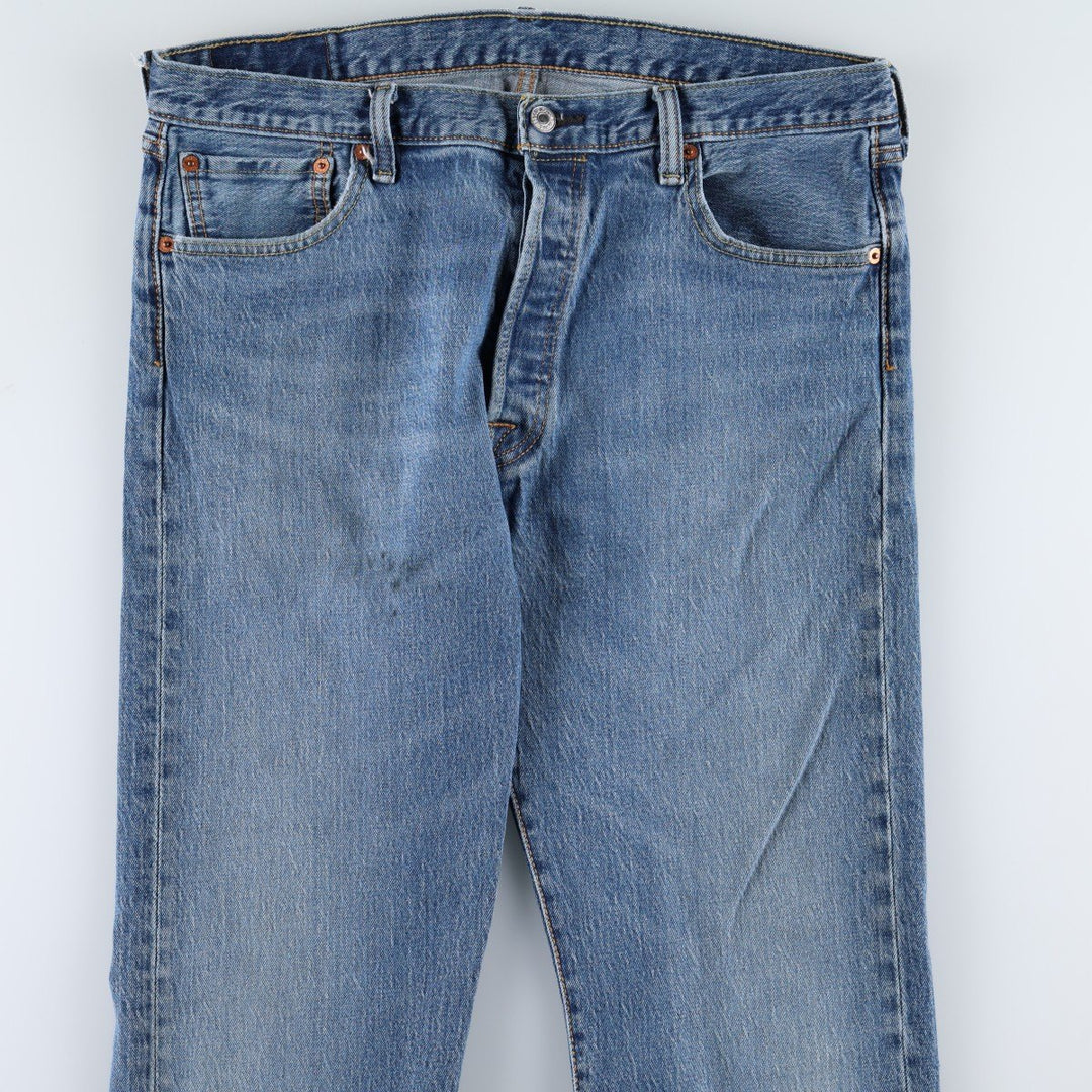 Levi's 501 straight denim pants for men, size W35 unclear blue type Vintage Second Hand
