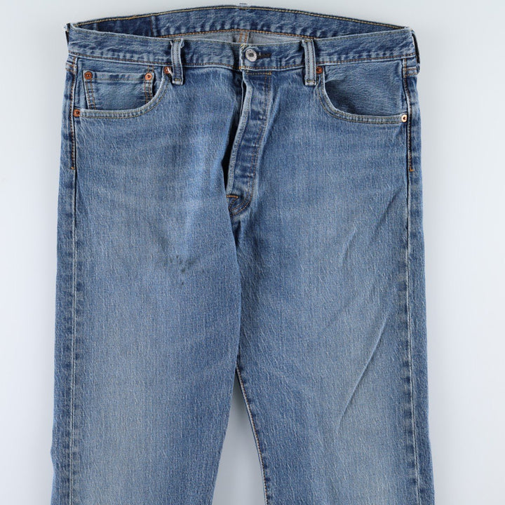 Levi's 501 straight denim pants for men, size W35 unclear blue type Vintage Second Hand