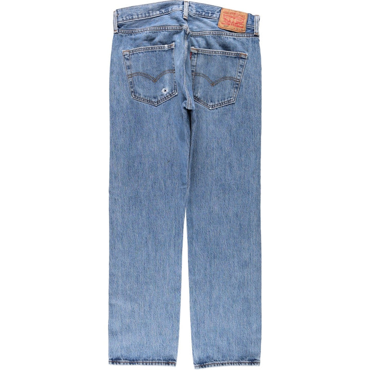 Levi's 501 straight denim pants for men, size W33 unclear blue type Vintage Second Hand