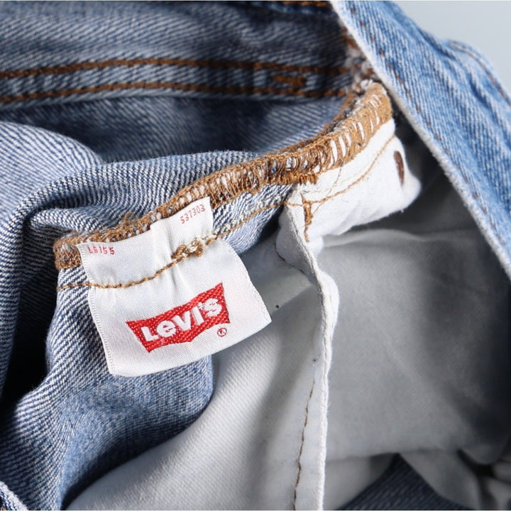 Levi's 501 straight denim pants for men, size W33 unclear blue type Vintage Second Hand