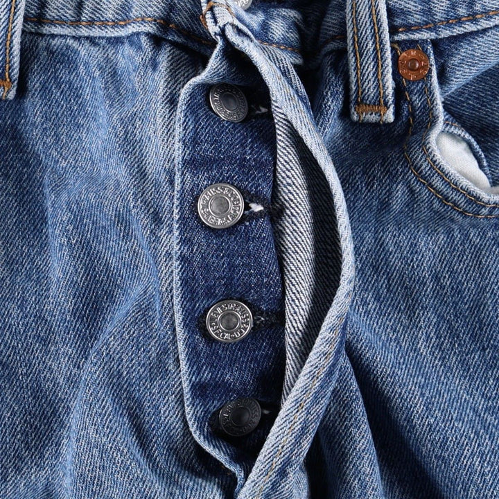 Levi's 501 straight denim pants for men, size W33 unclear blue type Vintage Second Hand