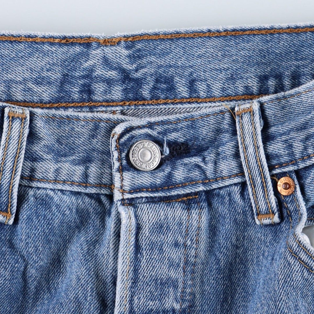 Levi's 501 straight denim pants for men, size W33 unclear blue type Vintage Second Hand