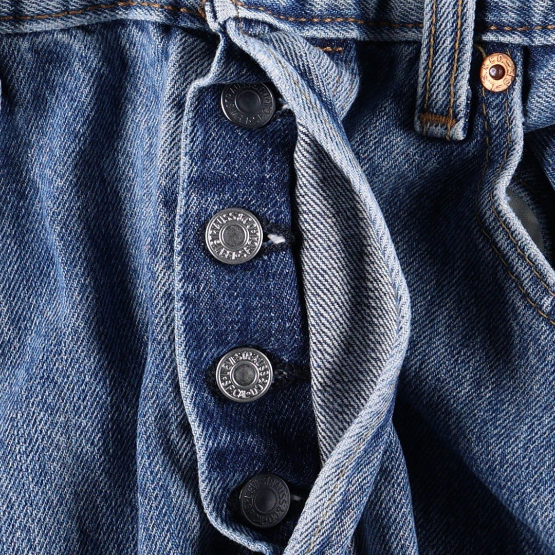 Levi's 501 straight denim pants for men, size W33 unclear blue type Vintage Second Hand