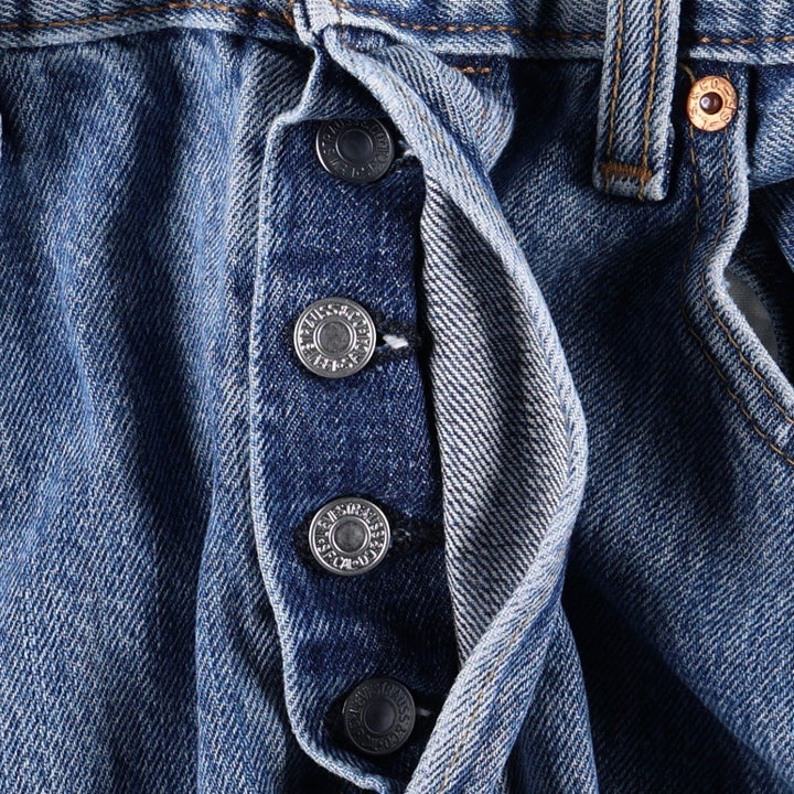 Levi's 501 straight denim pants for men, size W33 unclear blue type Vintage Second Hand