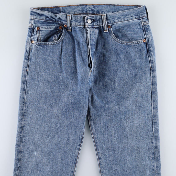 Levi's 501 straight denim pants for men, size W33 unclear blue type Vintage Second Hand