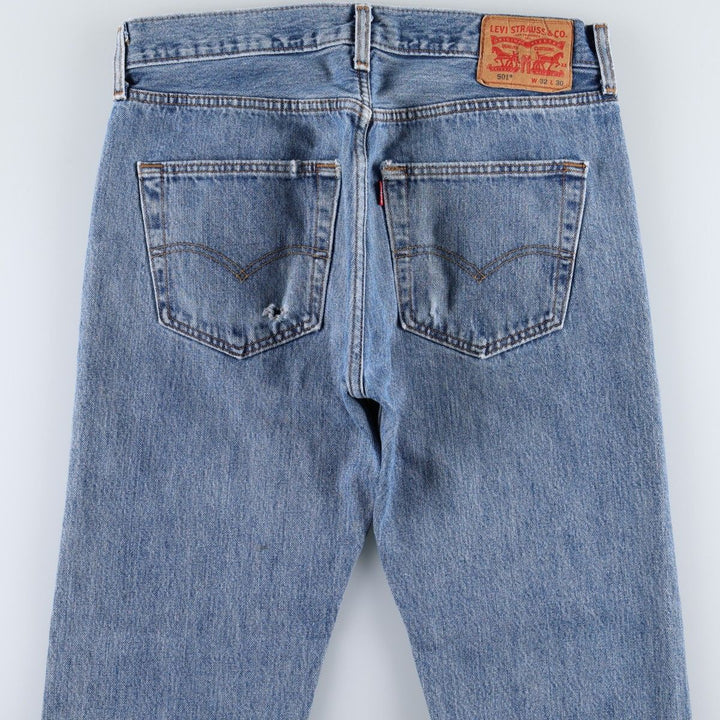 Levi's 501 straight denim pants for men, size W33 unclear blue type Vintage Second Hand