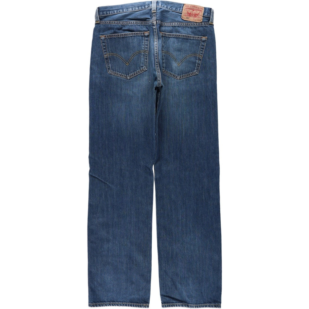 Levi's 501 Euro Model Straight Denim Pants Men's W36 cotton blue type Vintage Second Hand