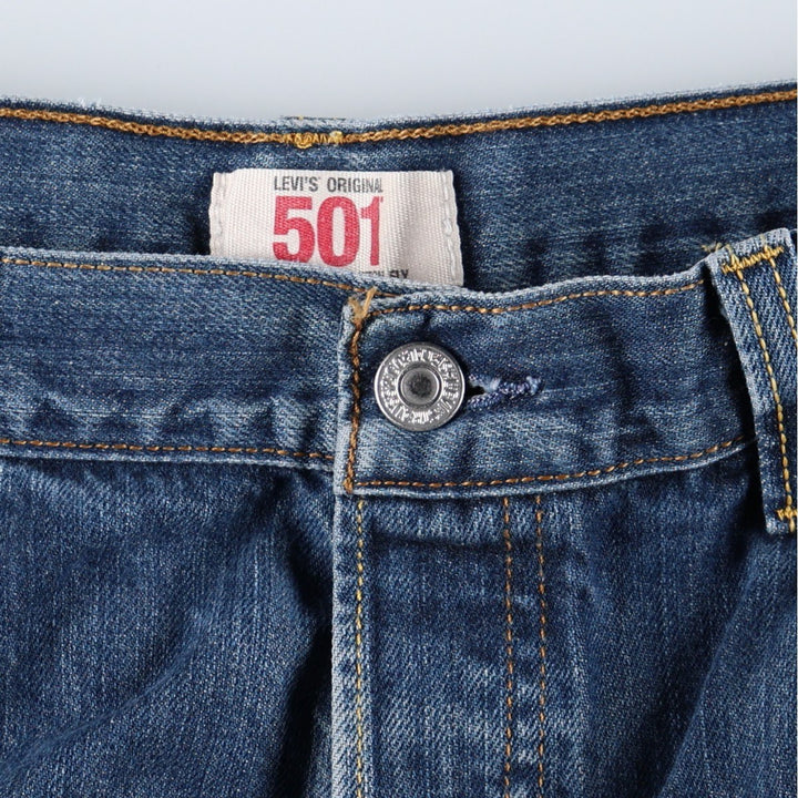 Levi's 501 Euro Model Straight Denim Pants Men's W36 cotton blue type Vintage Second Hand