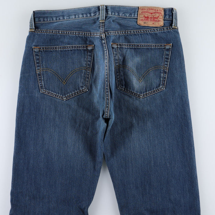 Levi's 501 Euro Model Straight Denim Pants Men's W36 cotton blue type Vintage Second Hand