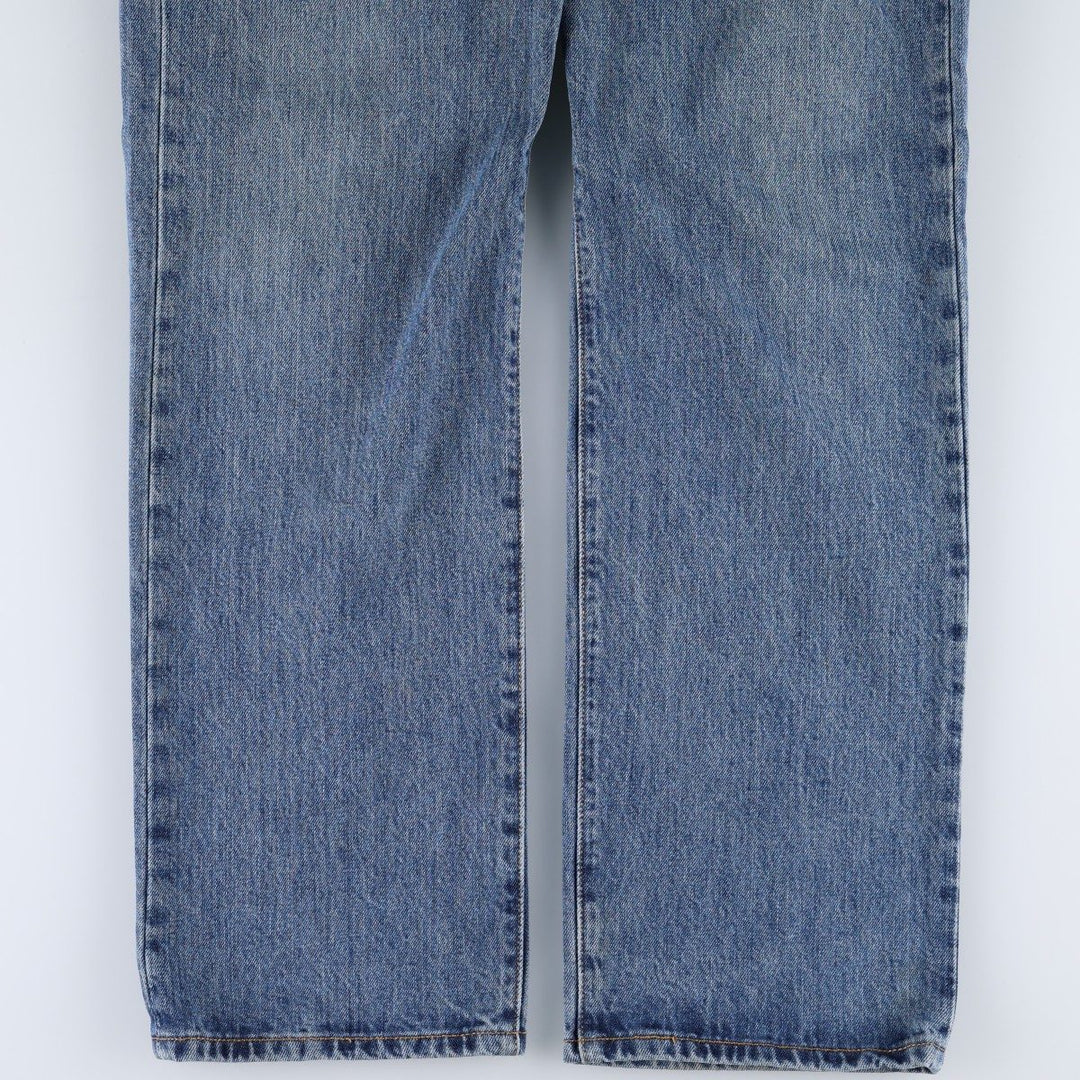 00'S Levi's 501 straight denim pants for men, size W32 cotton blue type Vintage Second Hand