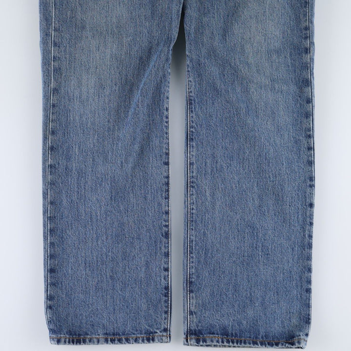 00'S Levi's 501 straight denim pants for men, size W32 cotton blue type Vintage Second Hand