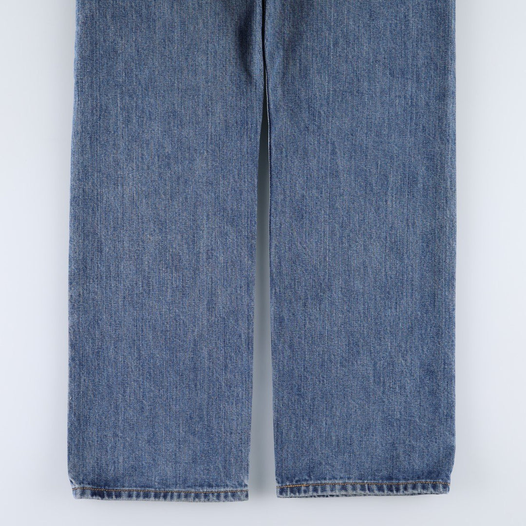 00'S Levi's 501 straight denim pants for men, size W32 cotton blue type Vintage Second Hand