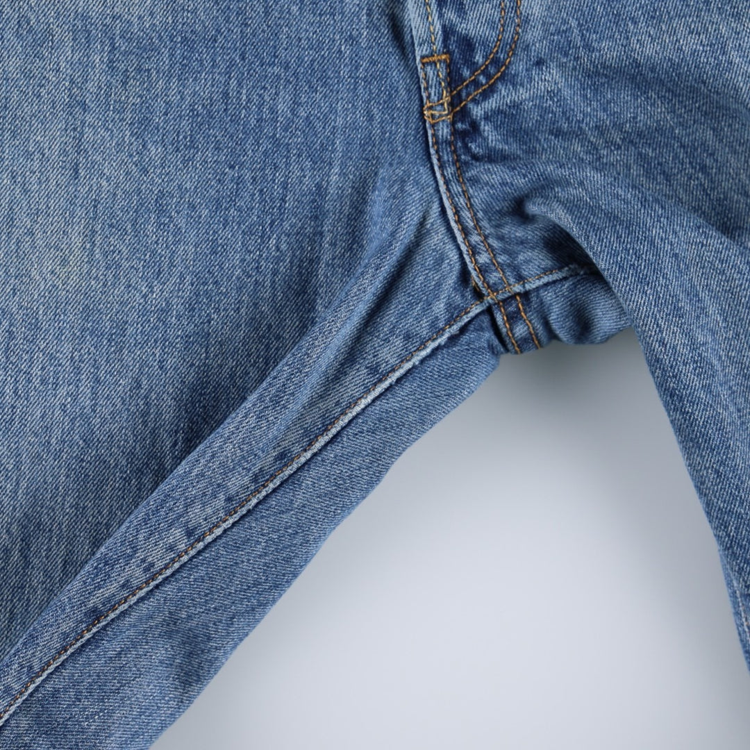 00'S Levi's 501 straight denim pants for men, size W32 cotton blue type Vintage Second Hand
