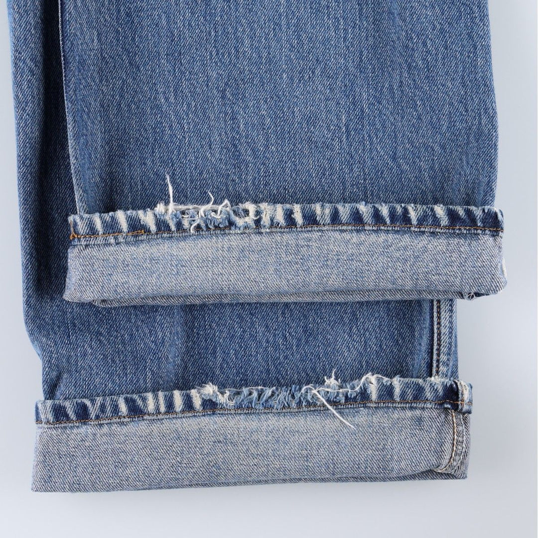 Levi's 501 Euro model straight denim pants for men, size W34 cotton blue type Vintage Second Hand