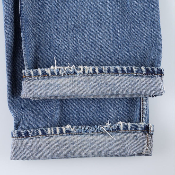 Levi's 501 Euro model straight denim pants for men, size W34 cotton blue type Vintage Second Hand