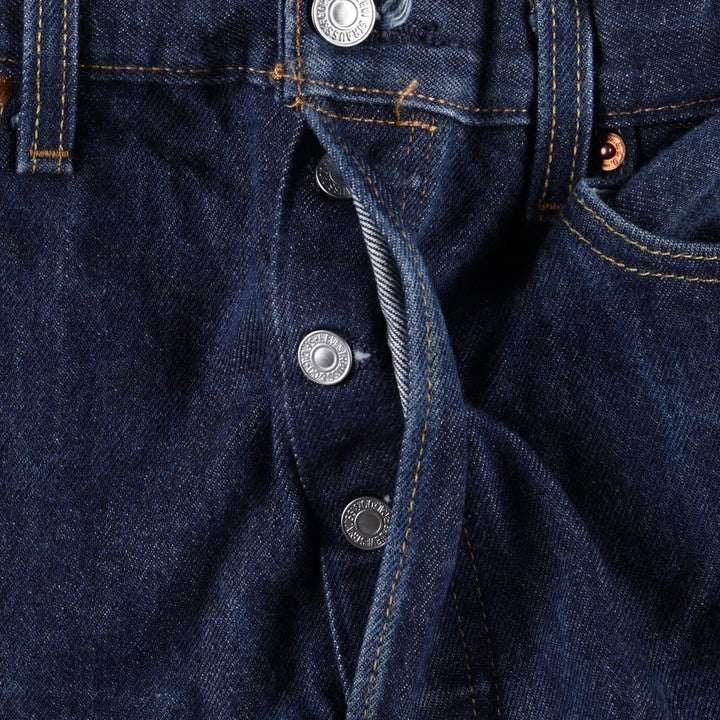 Levi's 501 straight denim pants for men, size W34 cotton blue type Vintage Second Hand