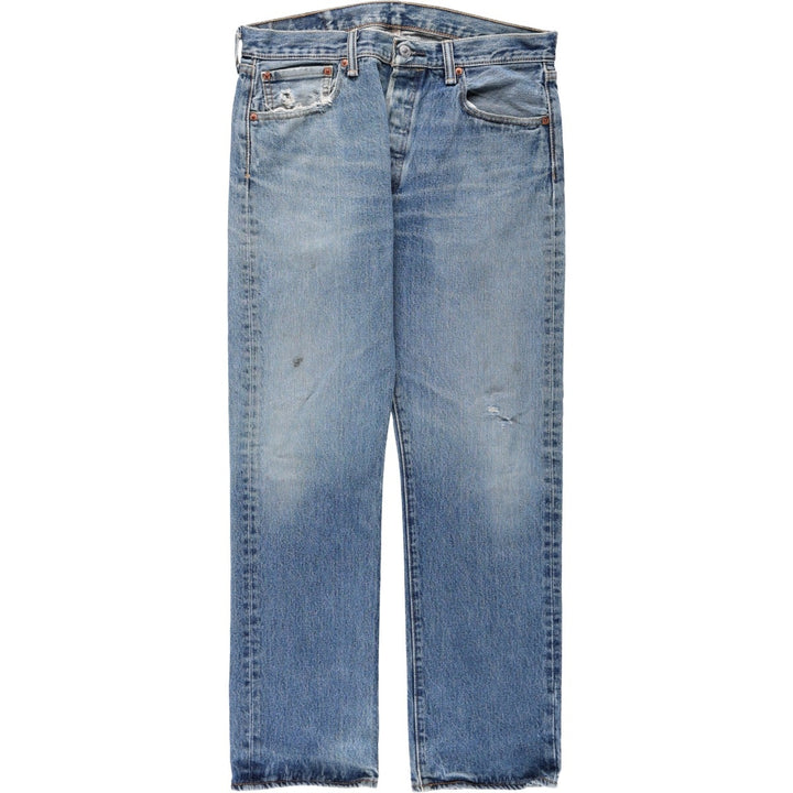 Levi's 501 straight denim pants for men, size W34 unclear blue type Vintage Second Hand