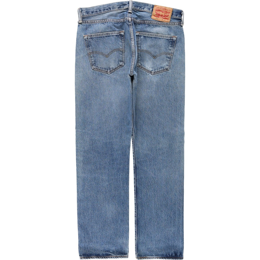 Levi's 501 straight denim pants for men, size W34 unclear blue type Vintage Second Hand