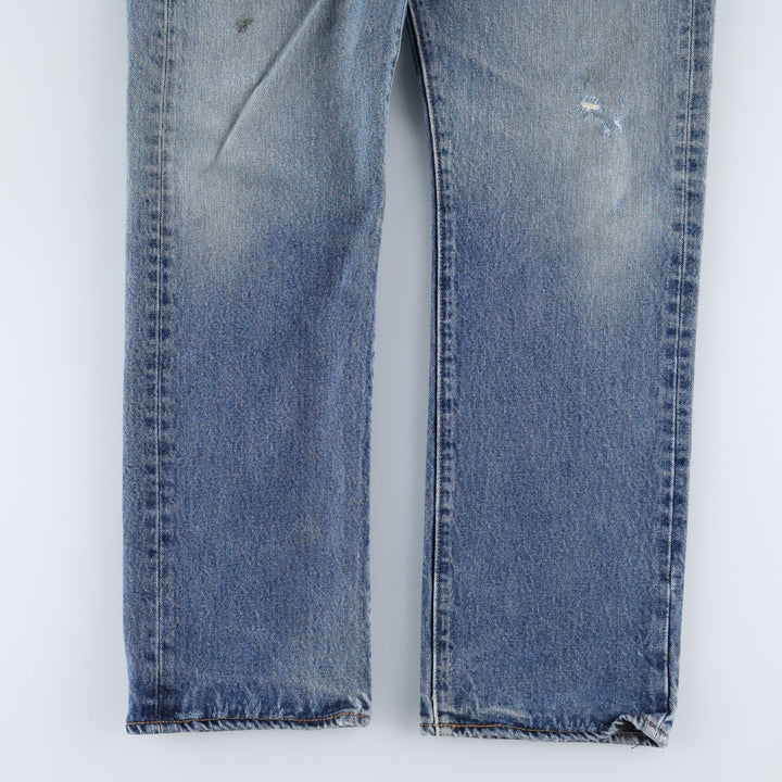 Levi's 501 straight denim pants for men, size W34 unclear blue type Vintage Second Hand