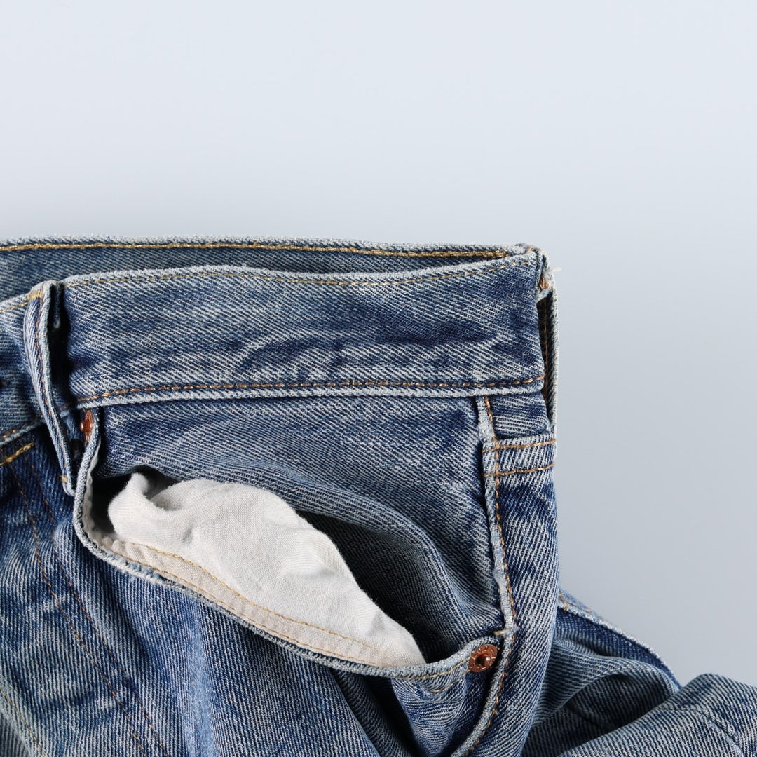 Levi's 501 straight denim pants for men, size W34 unclear blue type Vintage Second Hand