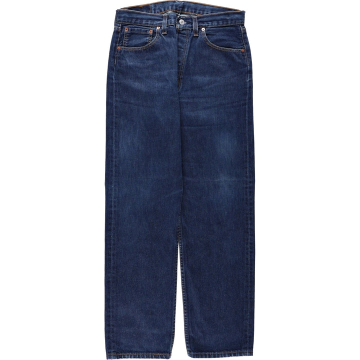 2000'S Levi's 501-0101 Euro Model Straight Denim Pants, Made in England, Men's W31 (approx.) cotton blue type Vintage Second Hand