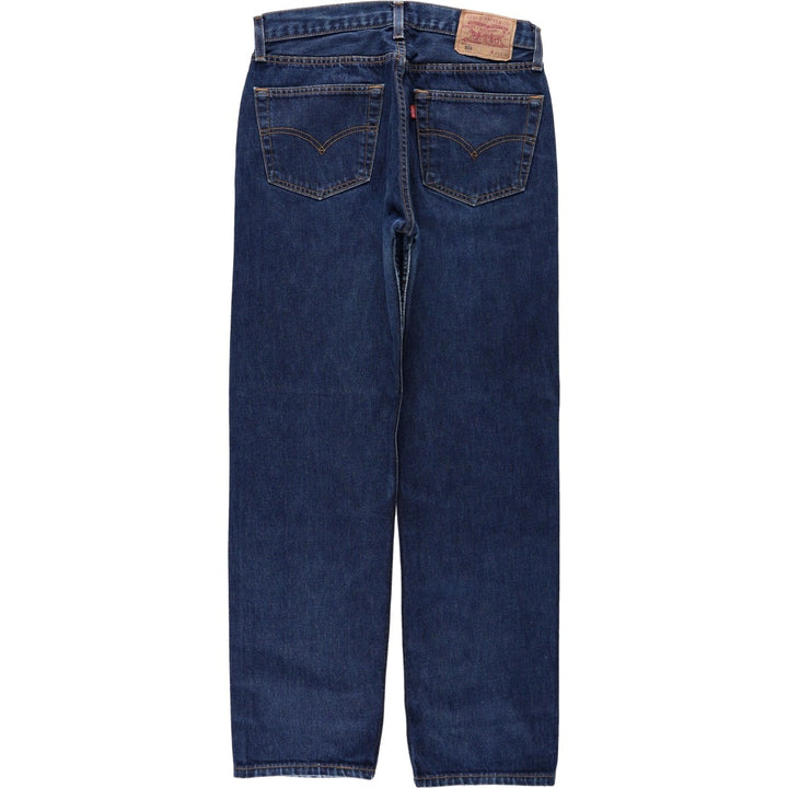 2000'S Levi's 501-0101 Euro Model Straight Denim Pants, Made in England, Men's W31 (approx.) cotton blue type Vintage Second Hand
