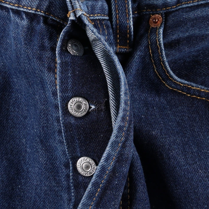 2000'S Levi's 501-0101 Euro Model Straight Denim Pants, Made in England, Men's W31 (approx.) cotton blue type Vintage Second Hand