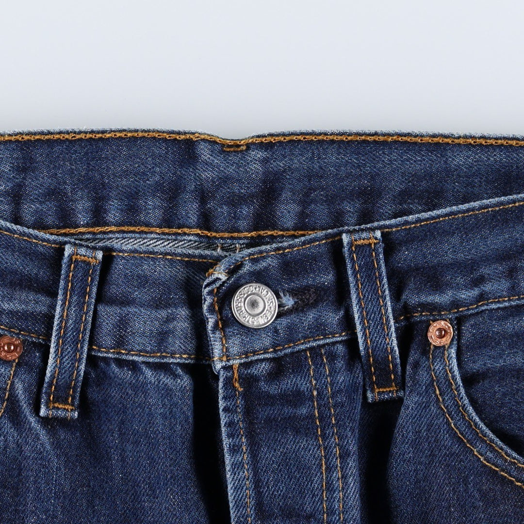 2000'S Levi's 501-0101 Euro Model Straight Denim Pants, Made in England, Men's W31 (approx.) cotton blue type Vintage Second Hand