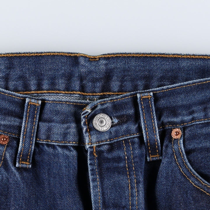 2000'S Levi's 501-0101 Euro Model Straight Denim Pants, Made in England, Men's W31 (approx.) cotton blue type Vintage Second Hand