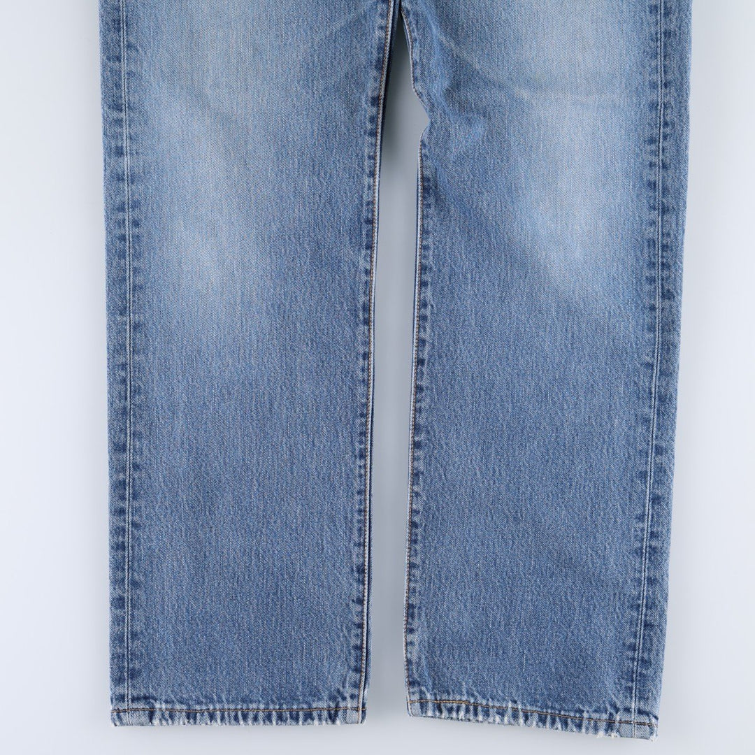 00'S Levi's 501 straight denim pants for men, size W33 cotton blue type Vintage Second Hand