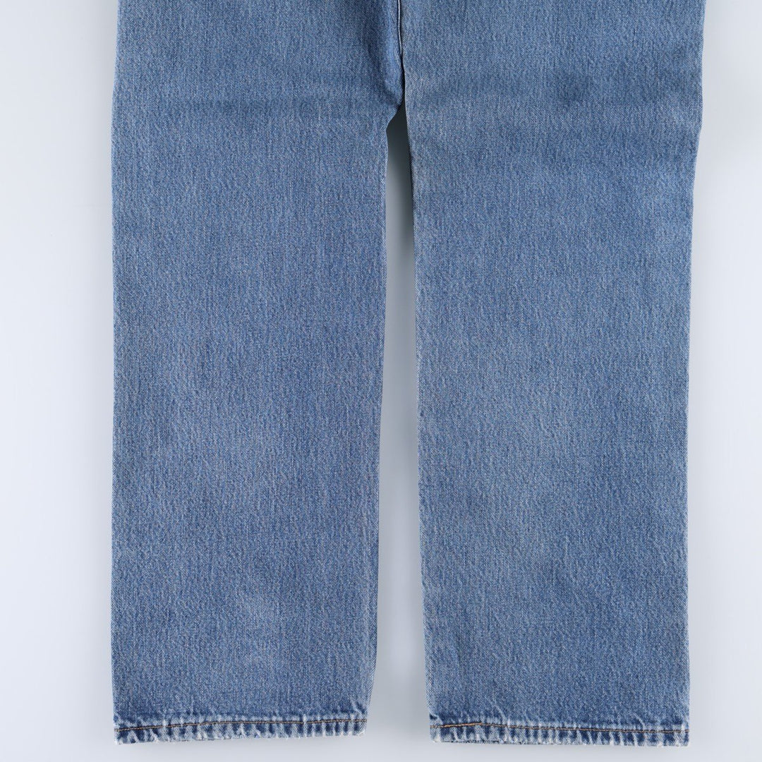 00'S Levi's 501 straight denim pants for men, size W33 cotton blue type Vintage Second Hand