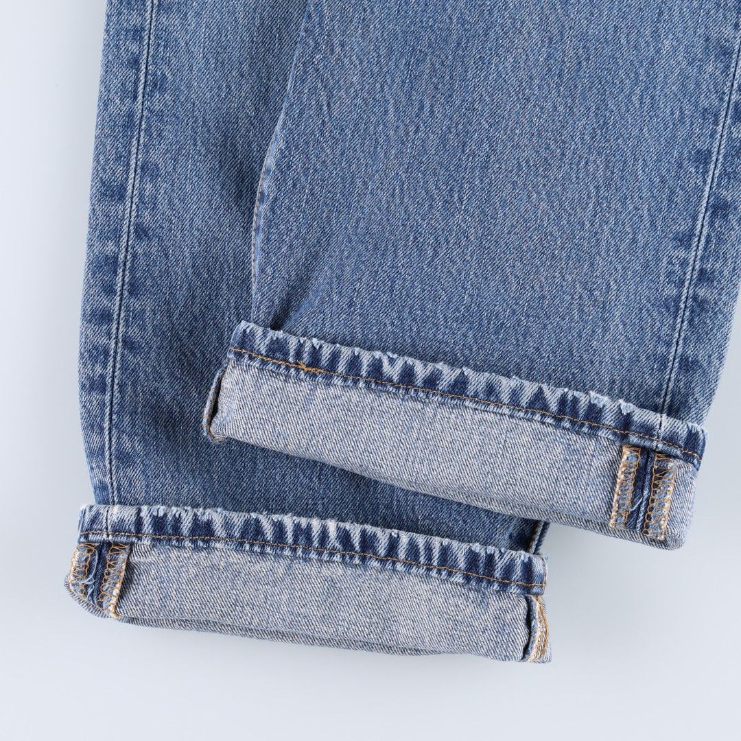00'S Levi's 501 straight denim pants for men, size W33 cotton blue type Vintage Second Hand