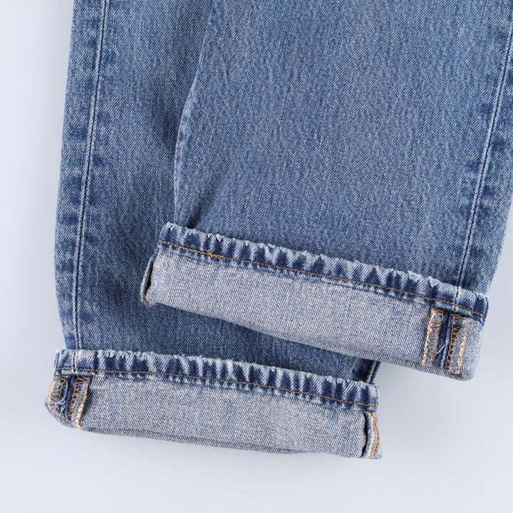 00'S Levi's 501 straight denim pants for men, size W33 cotton blue type Vintage Second Hand