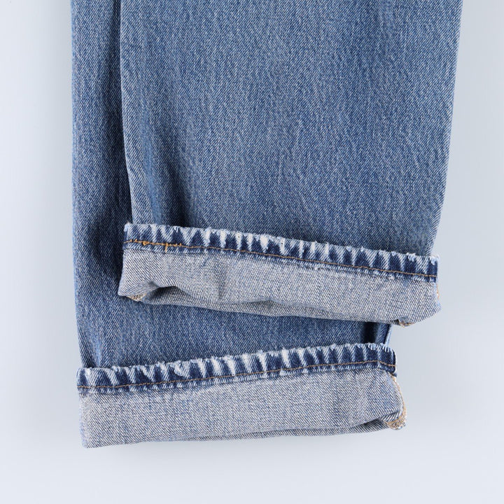 00'S Levi's 501 straight denim pants for men, size W33 cotton blue type Vintage Second Hand