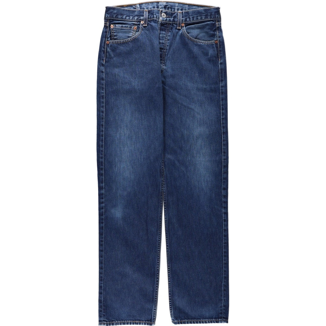 2000'S Levi's 501-0101 Euro Model Straight Denim Pants, Men's Size W31 (approx.) cotton blue type Vintage Second Hand